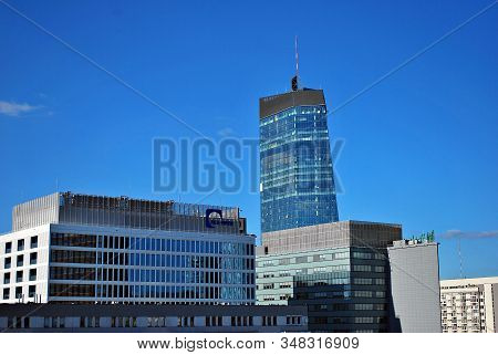 Warsaw,Poland. 26 August 2016.  This is a view of Warsaw Downtown.