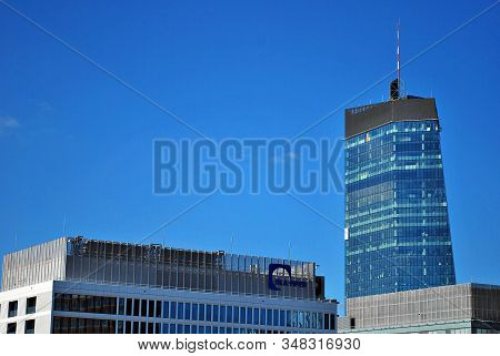 Warsaw,poland. 26 August 2016.  This Is A View Of Warsaw Downtown.