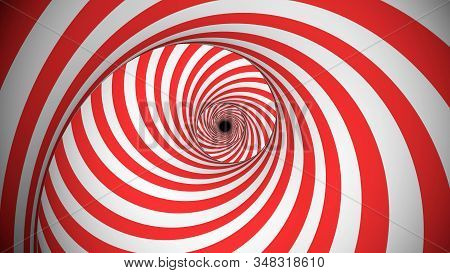 Revolting Red And White Opt Illusion Lines