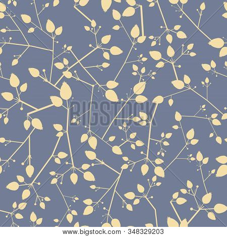 Seamless Pattern With A Motif Of Branches