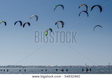 ผู้เข้าร่วมชิงแชมป์แห่งชาติ Kitesurf โปรตุเกส 2012