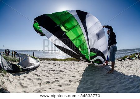 ผู้เข้าร่วมชิงแชมป์แห่งชาติ Kitesurf โปรตุเกส 2012