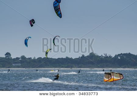 ผู้เข้าร่วมชิงแชมป์แห่งชาติ Kitesurf โปรตุเกส 2012