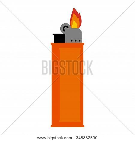 Lighter Vector Icon. Lighter Sign On White Background. Lighter Icon For Web And App.
