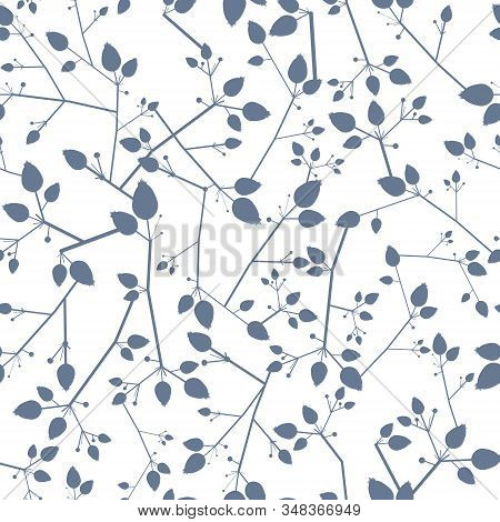 Seamless Pattern With A Motif Of Branches