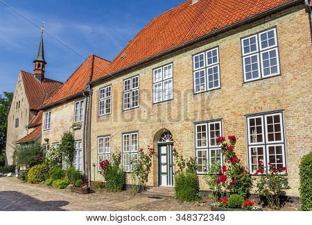 Historic St. Johannis Monastery In Holm Quarter Of Schleswig, Germany