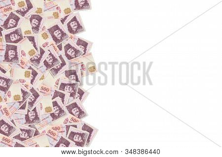 Francis Ii Rakoczi Portrait On Hungary 500 Forint 1993 Banknotes Pattern