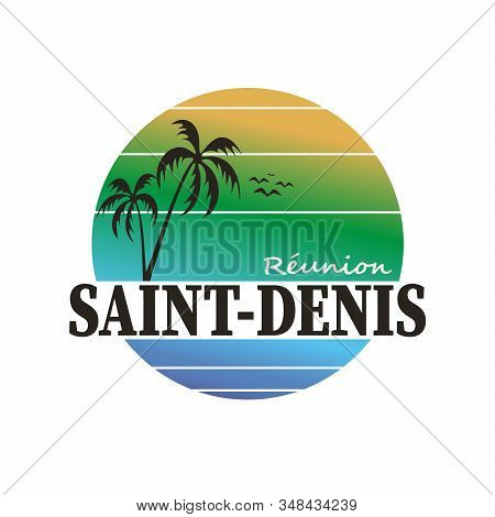 Saint-denis Vector Rubber Stamp On Grunge Paper