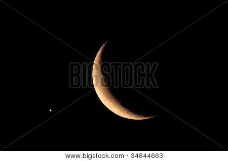 auf den Planeten Jupiter durch den Mond 15.07.2012, Illingen, Ukraine