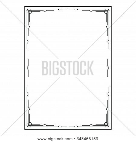 Abstract Fraime, Decorative Ornamental Frame, Original Design