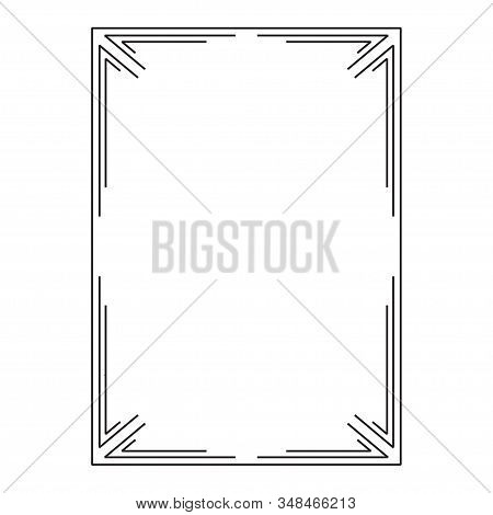 Abstract Fraime, Decorative Ornamental Frame, Original Design