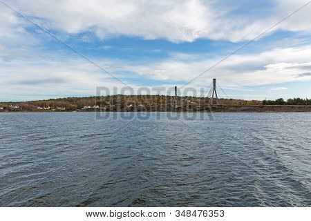 Hvalerporten Road Bridge To Hvaler Island In Norway