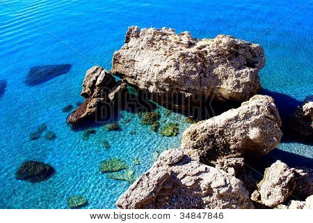 Rocky Coast in Nerja, Costa del Sol