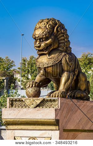 Verona, Italy - October 11, 2019: Opera Set Piece Near Arena In Verona, Italy. Verona Arena Is Regul
