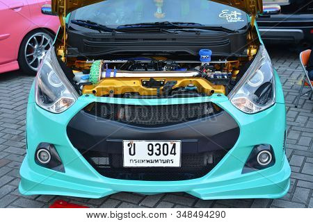 Pasay, Ph - Dec. 7: Hyundai I10 Compact Car At Bumper To Bumper 15 Car Show On December 7, 2019 In M
