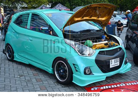 Pasay, Ph - Dec. 7: Hyundai I10 Compact Car At Bumper To Bumper 15 Car Show On December 7, 2019 In M