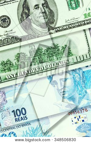 Brazilian Stock Exchange, Increase In The Brazilian Real, Quotation Of The Real In The Market. Brazi
