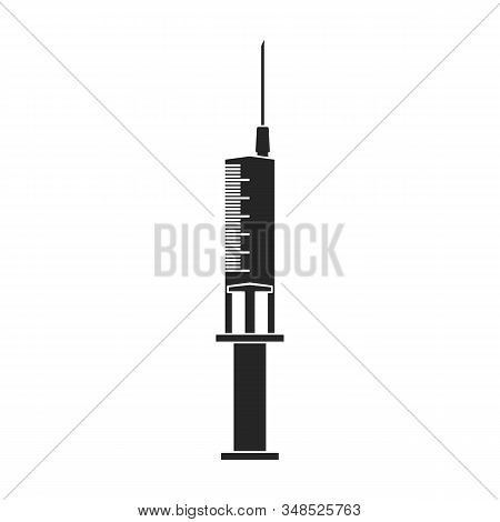 Vacuum Test Tube Vector Icon.black.simple Vector Icon Isolated On White Background Vacuum Test Tube.