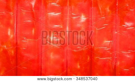Crab Stick.background Of Crab Sticks.the Texture Of The Crab Meat.
