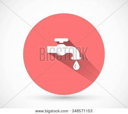 Kitchen Faucet Iconvector Icon , Lorem Ipsum Flat Design