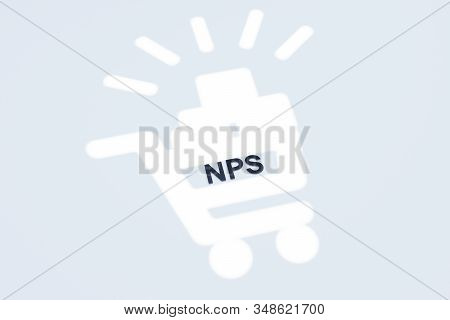 Nps Business Concept Sunlight 3d Render Illustration