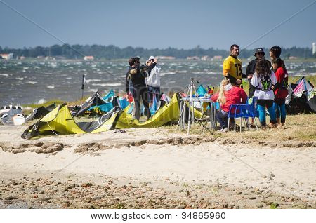 ผู้เข้าร่วมชิงแชมป์แห่งชาติ Kitesurf โปรตุเกส 2012