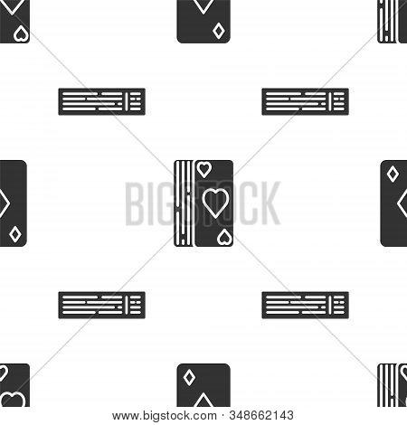 Set Playing Card With Diamonds Symbol, Deck Of Playing Cards And Deck Of Playing Cards On Seamless P