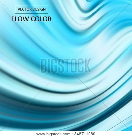 Liguid Watercolor And Ink Abstract Color Painting. Wet Pan Illustration, Abstract Background And Pap