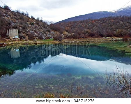 The Source Of The Cetina River Or Glavas Wellspring, Croatia