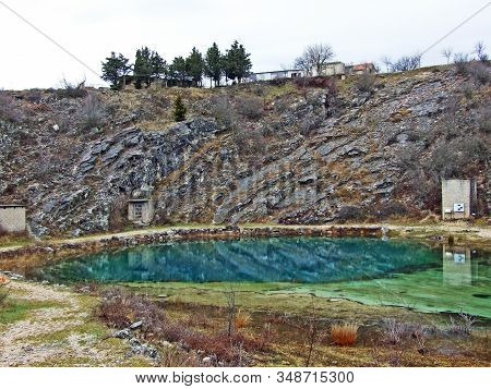 The Source Of The Cetina River Or Glavas Wellspring, Croatia