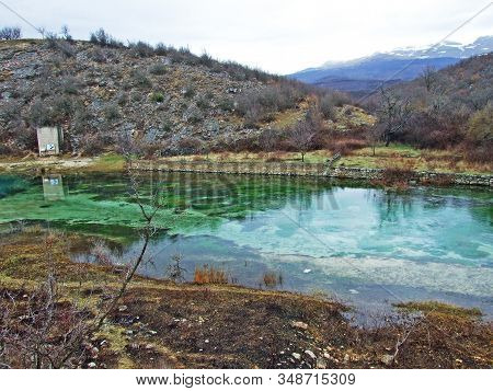 The Source Of The Cetina River Or Glavas Wellspring, Croatia