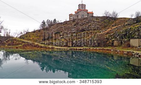 The Source Of The Cetina River Or Glavas Wellspring, Croatia