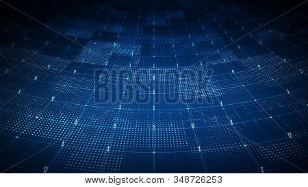 Abstract Technology  Big Data Background Concept.