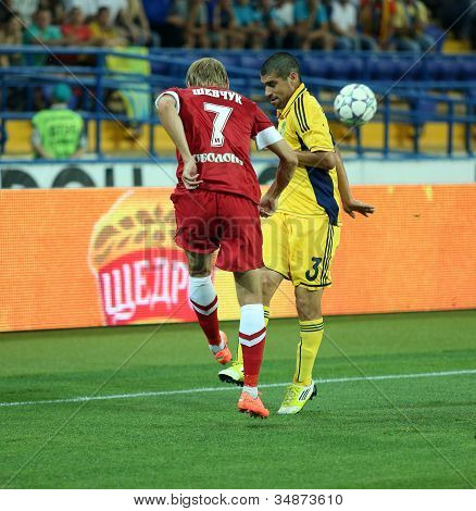 FC Metalist Vs Fc pozycji piłka nożna