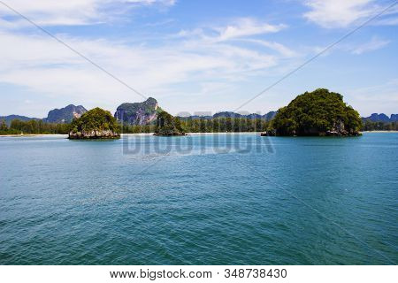 View Of Ao Nang Beach In Krabi, Thailand.
