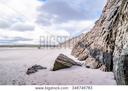 The Caves And Beach At Maghera Beach Near Ardara, County Donegal - Ireland