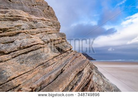 The Caves And Beach At Maghera Beach Near Ardara, County Donegal - Ireland
