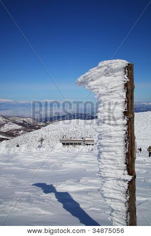 Měkké Rime, Mt.zao v Japonsku