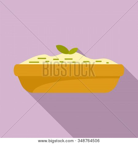 Greek Feta Cuisine Icon. Flat Illustration Of Greek Feta Cuisine Vector Icon For Web Design