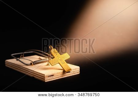 Religion And The Danger Associated With This. A Conceptual Photo Of The Dangers Of Manipulating Vari