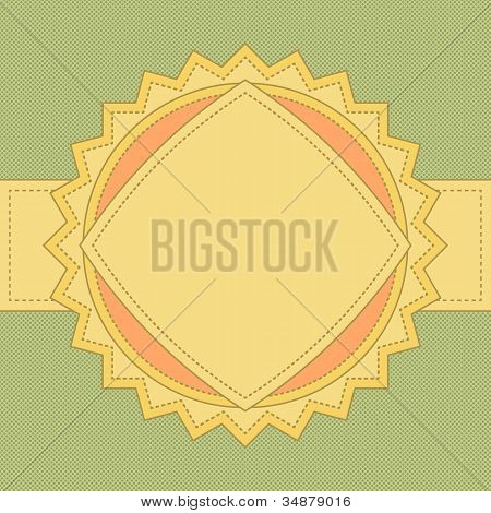 Fényes keret dísz