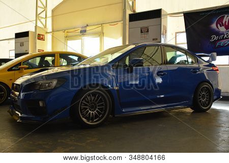 Pasig, Ph - Feb. 1: Subaru Wrx At Love, Cars, Babes 6 On February 1, 2020 In Metrotent Convention Ce