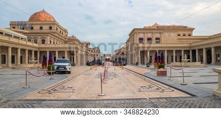 Doha, Qatar - Nov 20. 2019. Galleria Lafayette At Katara Plaza In Katara Village