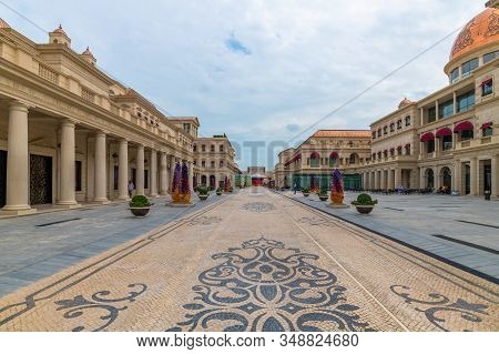 Doha, Qatar - Nov 20. 2019. Galleria Lafayette At Katara Plaza In Katara Village