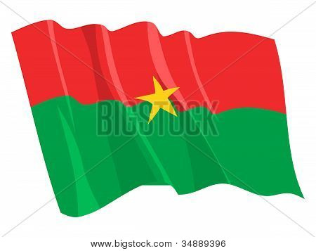 Burkina Faso zászlaja