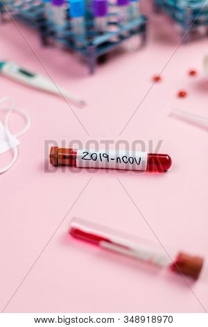 Blood Tube Contaminated With Coronavirus In The Medical Analysis Laboratory