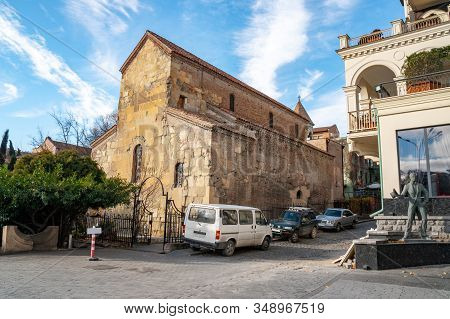 The Anchiskhati Basilica In The Tbilisi City In Georgia