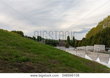 Berlin, Germany- October 6, 2019: The Soviet War Memorial In The Treptower Park