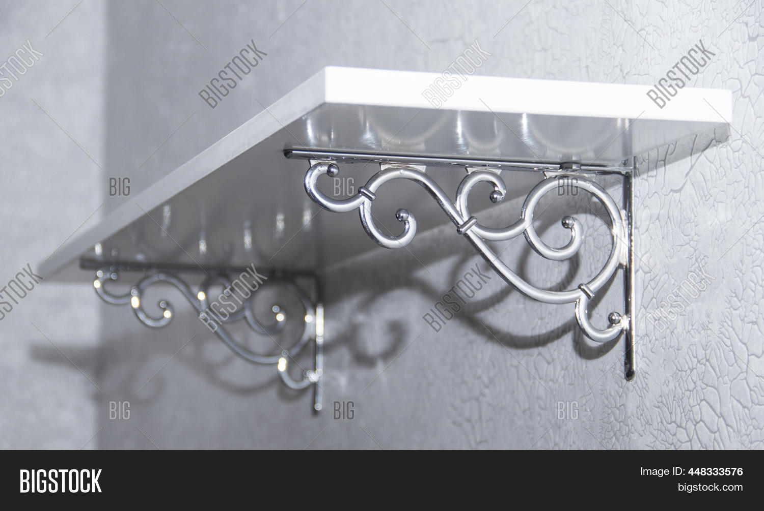 White Wall Shelf On Image & Photo (Free Trial) Bigstock