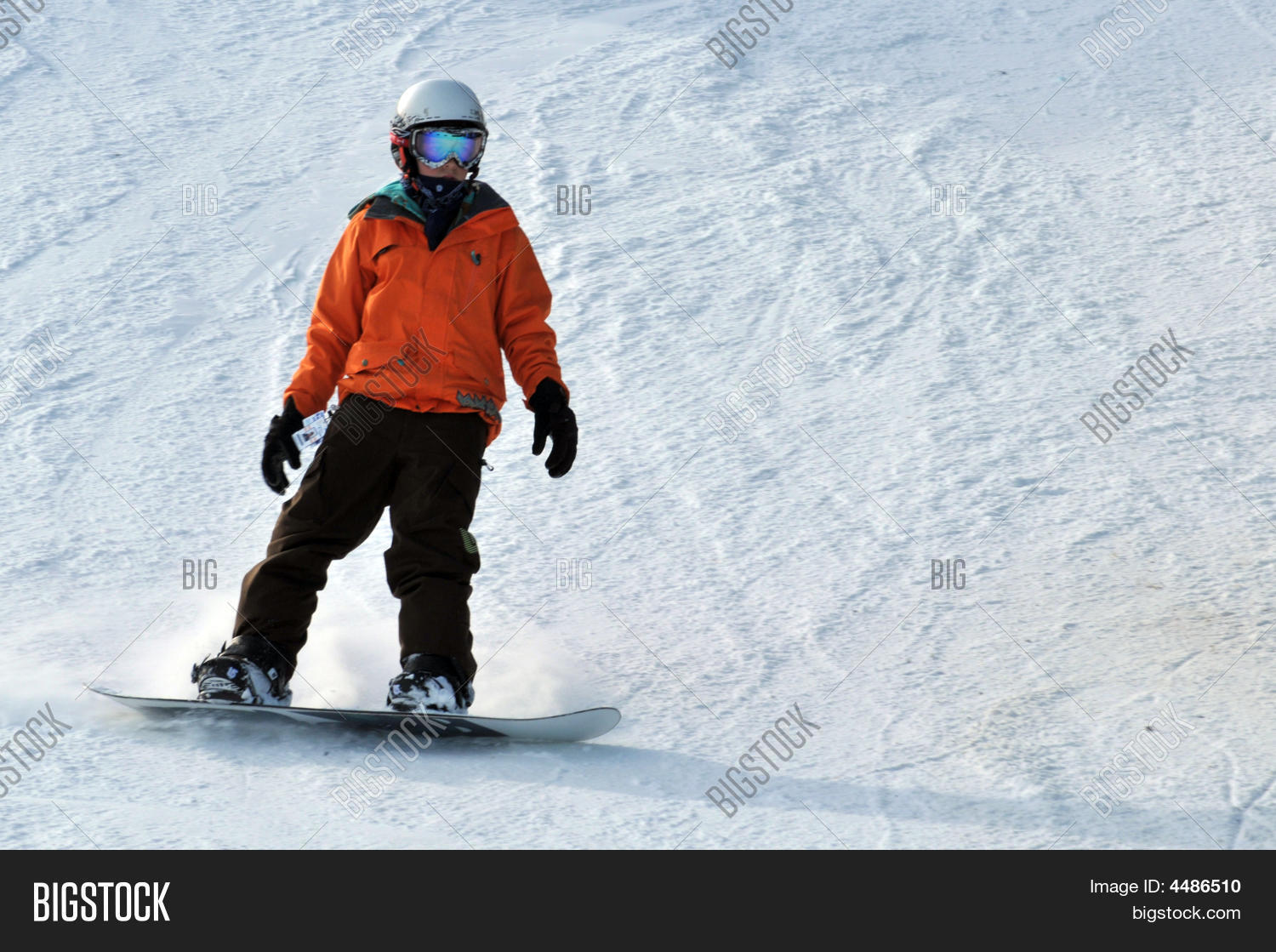 Snowboarder Orange Image & Photo (Free Trial) Bigstock